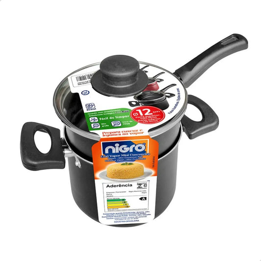 Mini Cuscuzeira Antiaderente 1,75L - Nigro