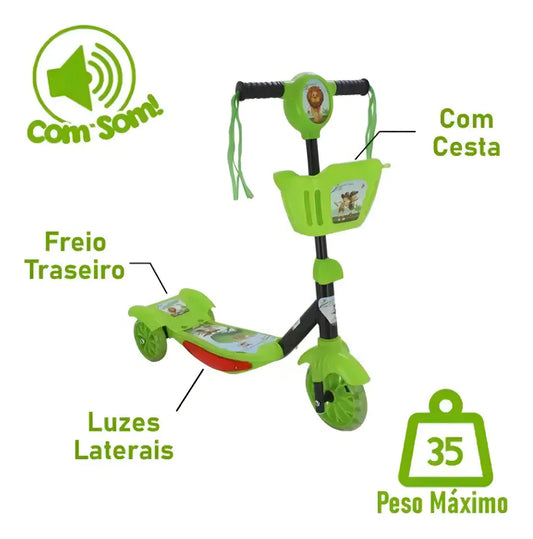 Patinete Infantil Aventura na Floresta - Zippy Toys
