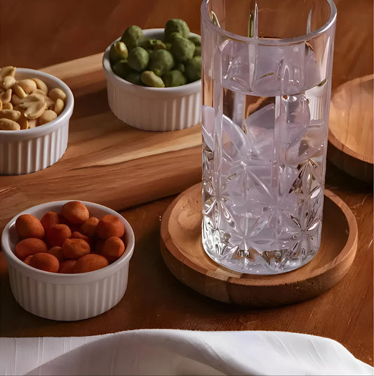 Jogo de 6 Copos de Vidro 350ml - Mimo Style