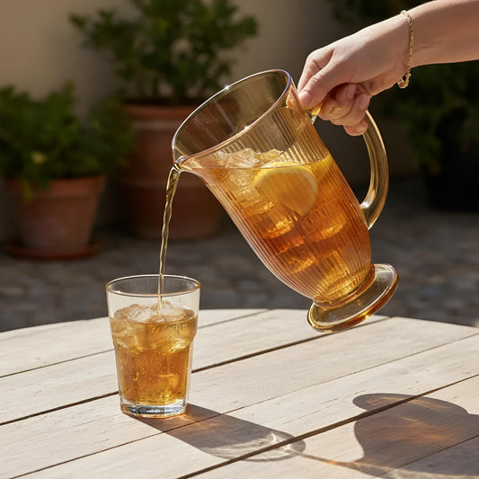 Jarra de Vidro Lila Âmbar 1L- Etilux