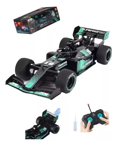 Carrinho de Formula 1 com Controle Remoto Recarregável - DM Toys