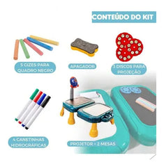 Mesa Projetora e Lousa Foguete - Art Brink