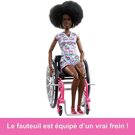 Negra Barbie Cadeira De Rodas Mattel HJT14
