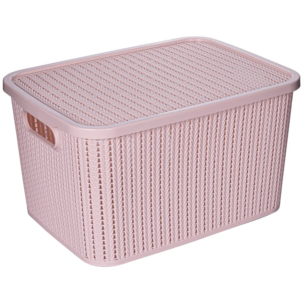 Caixa Organizadora Trama com Tampa 29L - Plasútil