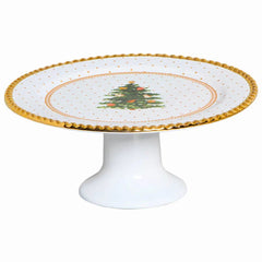 Porta Torta Christmas Cerâmica Toys - Scalla