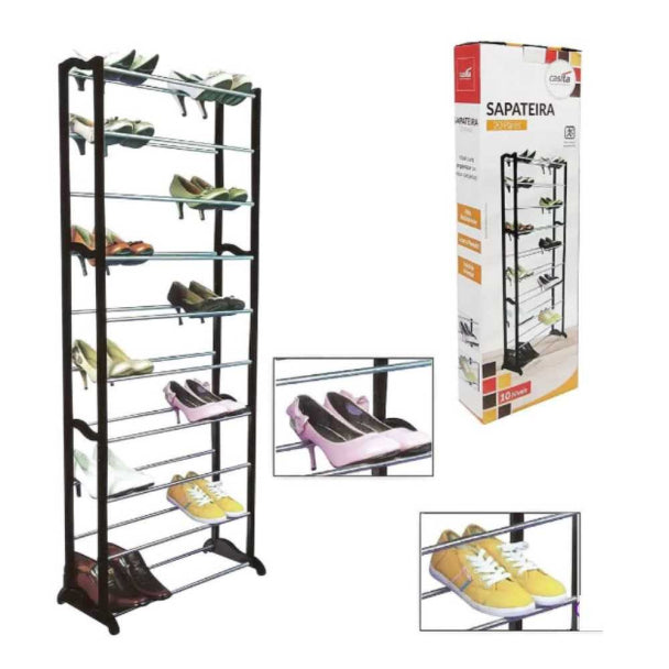 Sapateira com 10 Andares e 20 pares - CA08138 - Casita