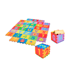 Tapete EVA Alfanumérico 36 peças 8mm (7102) - Evamax