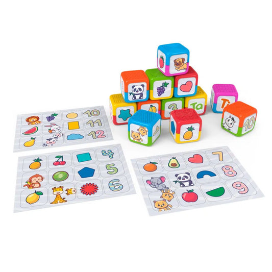 Cubos Educativos com Adesivos Interativos Baby Blocks - Tateti