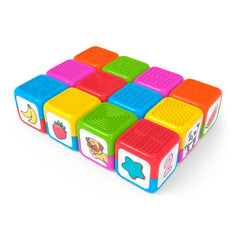 Cubos Educativos com Adesivos Interativos Baby Blocks - Tateti