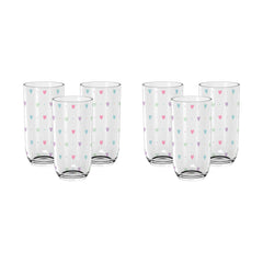 Conjunto de 6 Copos de Vidro 240ml - Plasvale