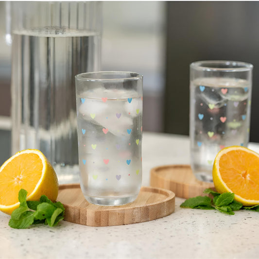 Conjunto de 6 Copos de Vidro 240ml - Plasvale