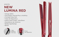 Prancha de Cabelos Elegance New Lumina Ceramic Íon Bivolt - Gama