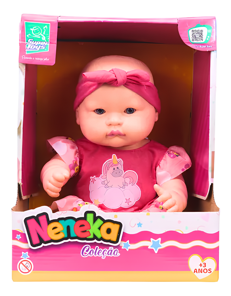 Boneca Neneka de Laço - Super Toys