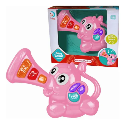 Elefante Musical Baby Land - Cardoso