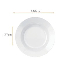 Prato Fundo Menu 23cm - Nadir
