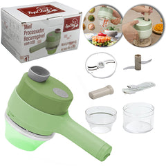 Mini Processador de Alimentos com USB - Top Rio