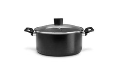 Jogo de Panelas Ebony Antiaderente 7 Peças - Brinox