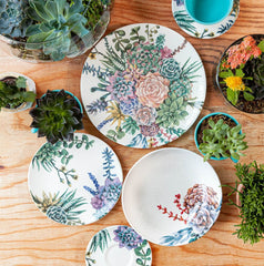 Prato Raso Bothanica de Cerâmica 26cm - Oxford