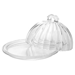 Queijeira de Cristal com Tampa - Coliseu