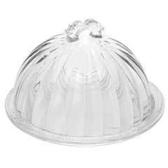 Queijeira de Cristal com Tampa - Coliseu