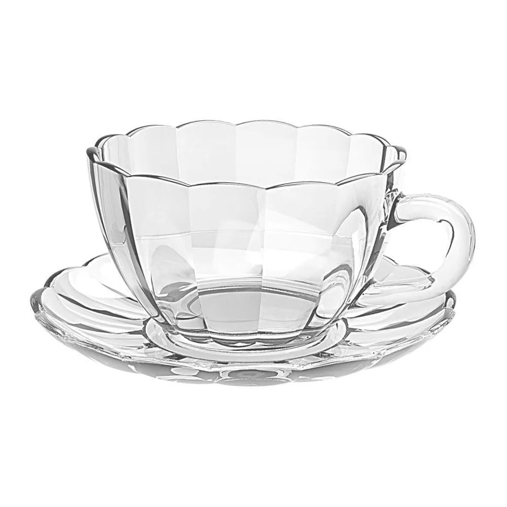 Jogo de Xicaras de Chá Peach 240ml - Hauskraft